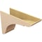 Ekena Millwork 12"W x 36"D x 24"H Classic Olympic Rough Cedar Woodgrain TimberThane Corbel, Primed Tan CORUR12X36X24OLYRCPR - alternate 5